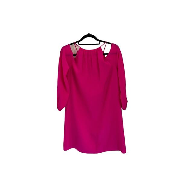 Lilly Pulitizer Fulton Tunic Cold Shoulder Silk Dress Prink Size S - Picture 4 of 4